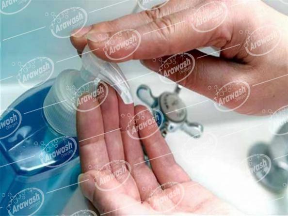 مایع دستشویی گلابی و گل حاوی مواد مرطوب کننده ایرانی
